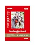 Canon PP-201 Glossy II Photo Paper Plus A3 (20 Sheets) - Ideal for Photo Printing, A3 Size - Durable Prints, Instant Touch-Dry, Professional Quality - Compatible with Canon A3 Inket Printers