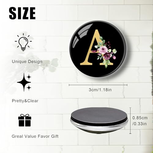 Imán decorativo redondo para refrigerador miniatura 3