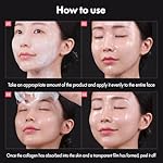 Real Collagen Fit, Hydrolyzed Collagen Wrapping Mask, Peel Off Facial Mask for elasticity, Hydrating, Glow, Glass Skin, Face Moisturizer, Self Care, Korean Skin Care, 50ml, 1.69 fl. oz. - Image 5