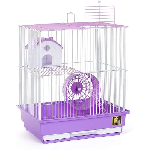 Image of Prevue Pet Products Purple Two-Story Hamster & Gerbil Cage SP2010P