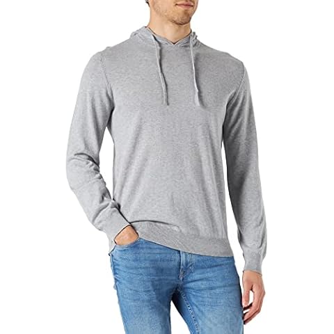 Seidensticker Men's 154190 Hooded Sweatshirt, Grey, S Cover