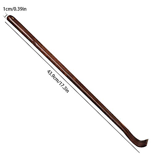 Tomorotec Back Scratcher, Thicken Extended Backscratchers for Women Men Adults, Wooden Back Scratcher Long Handle 17 inch