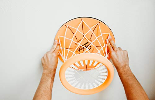 Ceiling Swish: Indoor Mini Basketball Hoop For Kids Toy Game - Includes Basketball Net Backboard And Two Mini Basketballs #TOP6