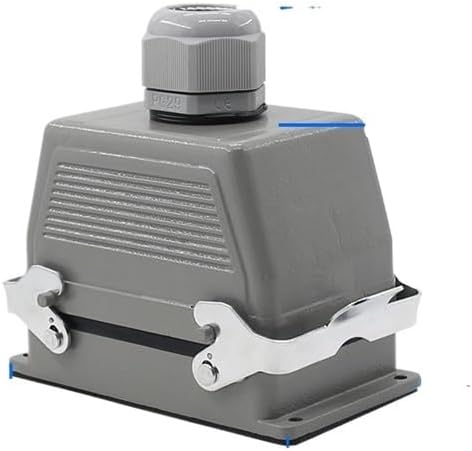 Rectangle Heavy Duty Connector HDC-HE-04/6/16/20/24/32/48 Core Pins Industry Plug Socket Connector 500V 16A(48 core top line)