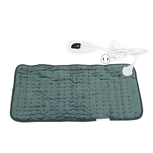 Back Electric Heating Pad 6 Levels Rapid Heating 60x30cm Soft Plush Heating Pad for Home Office Travelling Business Trip EU Plug 220V for Women Mom Men Dad