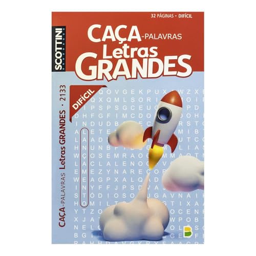 Scottini Caça-Palavras Letras Grandes (32p) N.2133 (Difícil):