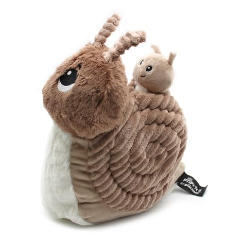 Peluche Escargot Maman Bébé, le cadeau de naissance idéal
