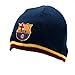 FC Barcelona Reversible Knitted Hat - Barca Beanie - Official Barcelona Product - One Size Fits Most - 100% Acrylic - Reversible Hat, One Side Blue, One Side Maroon - Both Sides Have FCB Team Crest