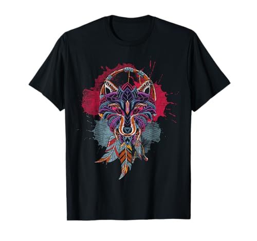 Wolf Spirit - Atrapasueños con diseño de animales Camiseta