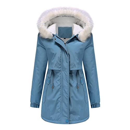 JMSUN Casaco Feminino Jaqueta impermeável de inverno casaco de neve de montanha jaqueta de snowboard