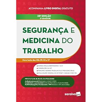 Capa do livro Segurança e medicina do trabalho - 28ª edição 2022