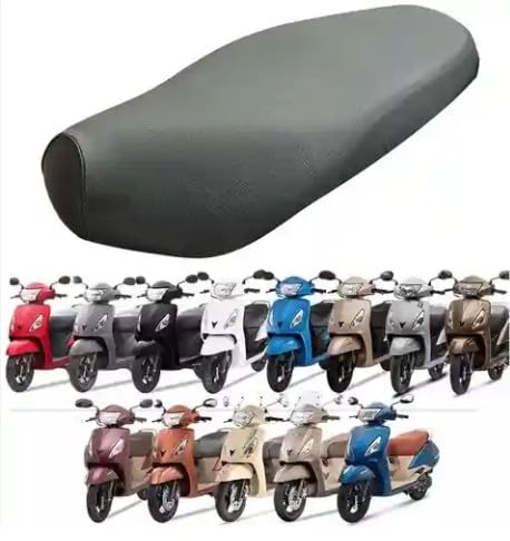 Jupiter PU Leather Seat Cover, Black, Waterproof & Dustproof Scooter Seat Protector-image-21