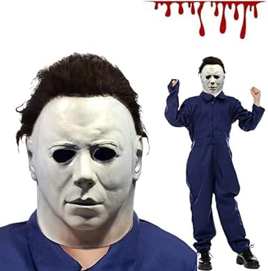 Kuberas SCARY MASK Halloween Killer Mask For Kids Boys Half Face Latex Mask Scary Creepy Horror Kills Mask Halloween Cosplay Costume Mask cover