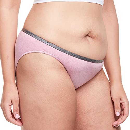 Image of Hanes Women's Stretch Cotton Moisture-Wicking Bikini Underwear Value Pack, Smoothing Bikini Panties 10-Pack (Colors May Vary)