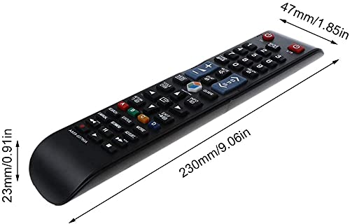 Calvas - Telecomando universale di ricambio per Samsung TV AA59-00793A AA59-00790A, alta qualità