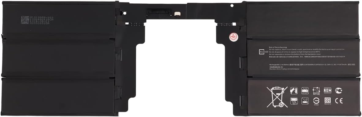 Keyboard Battery G3HTA041H G3HTA040H Compatible with Microsoft Surface Book 2 15 Inch Performance Base
