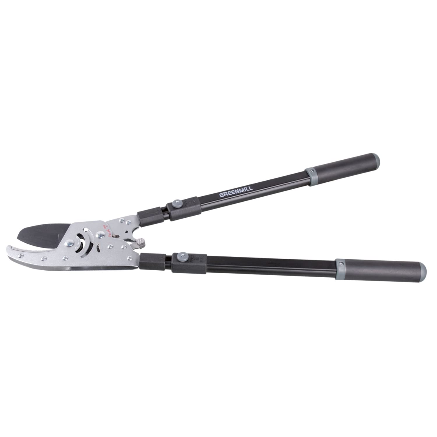 Greenmill UP0115 Cesoie a incudine telescopiche per rami cesoie da potatura lunghezza regolabile da 71 cm a 106 cm in acciaio SK-5 rivestimento antiaderente