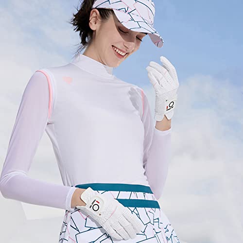 Finger Ten Womens Ladies Golf Rain Gloves Pair Both Hand, Or 2 Pack Left Right Hand, Wet Hot Cool Grip, Fit Xs Small Medium Large Xl (Large, Ambidextrous) #TOP4