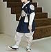 OUJIN I Korean Navy Boy Hanbok 100days~10y/o Korean Traditional Dress Baby Boy Kids Hanbok (as1, Age, 1_Year)