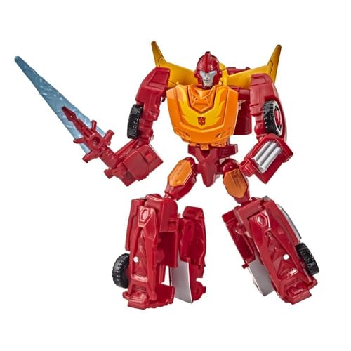 Transformers Toys Generations War for Cybertron: Kingdom Core Class WFC-K43 Autobot Hot Rod Action Figure - from 8 Years, 8.5 cm, Multi-Colour, F5679
