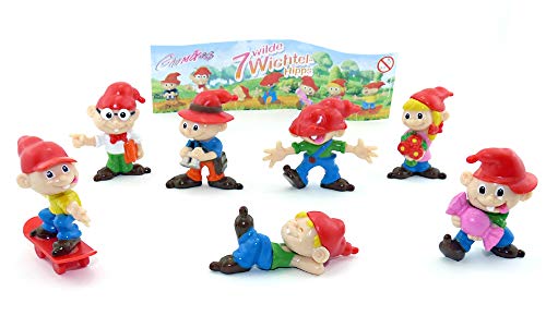 Kinder Überraschung 7 Wilde Wichtel Hipps Figuren. GimMIX & Co [Meister Marken]