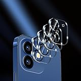 4 Pack Camera Lens Protector for iPhone 12, Case Friendly Accessories, Camera Screen Protector Tempered Glass HD