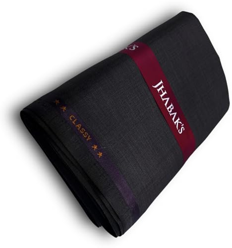 Image of JHABAK'S Unstitched Viscose Rayon Trouser Fabric for Men - Length: 1.30 m /Width: 58 inches