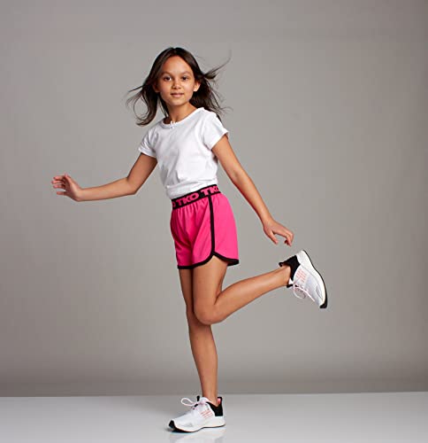 Tko Girls’ Active Shorts – 6 Pack Performance Dry Fit Running Shorts For Girls  - Kids Lightweight Athletic Shorts (7-12), Size 7/8, Assortment 4 #TOP4