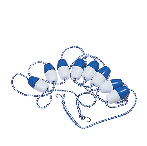 Poolzilla 18' Swimming Pool Safety Rope & Float with Stainless Steel Hooks by Poolzilla - Used condition - Image 5
