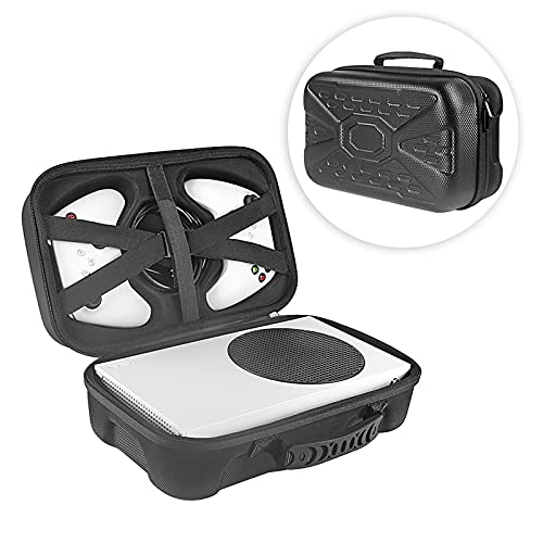 ZEZEFUFU Kontrolery Torba ochronna do przechowywania, elastyczny sznurek do konsoli do gier Xbox Series S