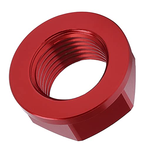 Image of Motorcycle Front Wheel Axle Nut Screw Nut M16x1.5 Wheel Axle Nuts Wheel Hub Nut Replacement for CRF250R /CRF450R /CRF250RX (red)