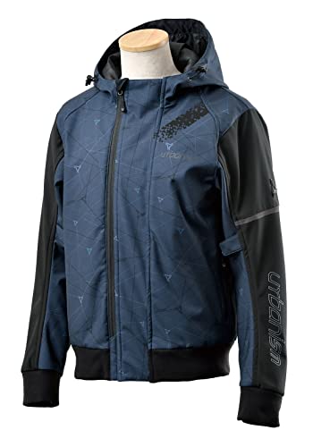 [アーバニズム] バイク ジャケット オールシーズンソフトシェルパーカー レイブルーグレー 3Lサイズ UNJ-104