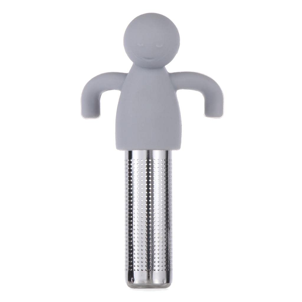 Stainless Steel Tea Infuser Loose Tea Leaf Herbal Strainer Filter Grey