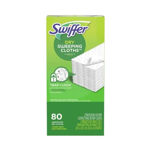 Swiffer Swiffer Sweeper Dry Cloth Refill, 80 Count