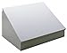 Hoffman 16"H x 20"W x 11"D Metallic Sloped Top Enclosure, Gray, Knockouts: No, Screws Closure Method