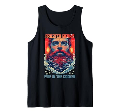 Frosted Beard Fire in The Cooler Camiseta sin Mangas