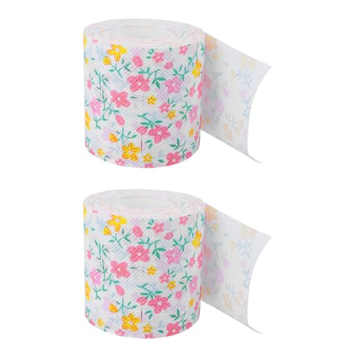 Papel higiénico impreso de colores sin aroma para evitar alergias en el baño