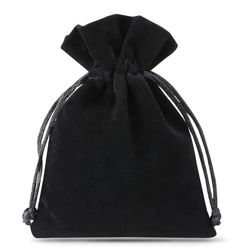 Soul Projekt [25pcs] Sacs cadeaux en velours. Pochette velvet de luxe à cordon pour les cadeaux de mariage, les bas de Noël, les bijoux, Violet, Velvet Bags Purple 7x9cm x25 Cover