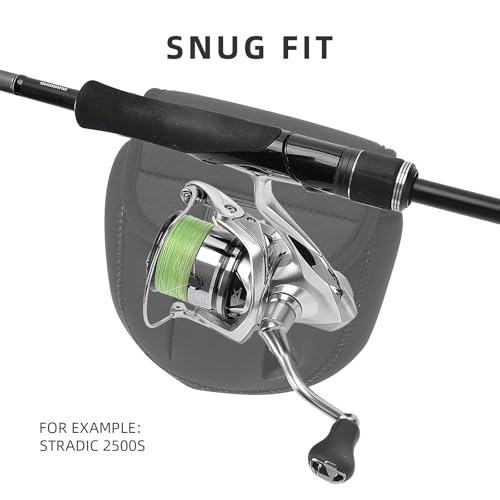 SF Spinning Reel Cover Case Bag Pouch Glove Fit up 7000 or up Series Spinning Reels L - Thumbnail 3