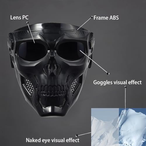 Image of Motorcycle Face Mask Full Face,Dirt Bike Goggles Motocross, ATV, Offroad, Riding Racing Goggles for Men Women