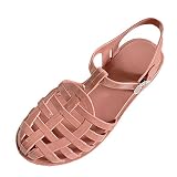 WWricotta Cangrejeras de PVC con Hebilla - Sandalias de Playa y Río Mujer y Hombre - Chanclas de verano