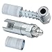 HARSKIYER 90 Degree Grease Fitting and Slotted Grease Gun Coupler Adapter with 1/8 Inch NPT Threads, Sturdy Steel Greasing Tip Accessories in Automotive and Industrial Applications