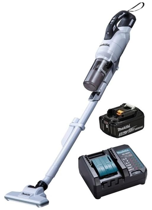 充電式クリーナ CL286FDZW(白)+バッテリBL1830B+充電器DC18WC付 サイクロン一体式 18V対応 カナジンオリジナルセット品