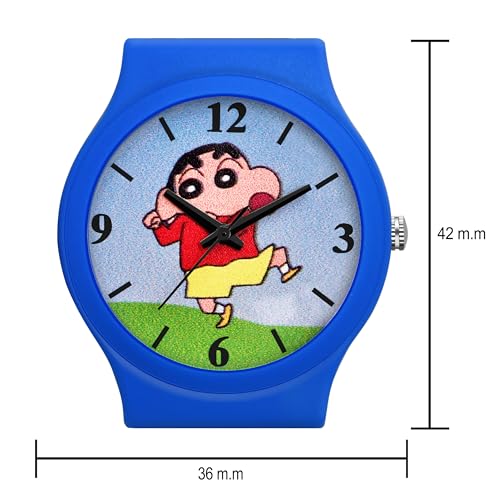Image of Acnos Character Kid's Happy Colorful Water-Resistant Durable Watch for Boys Kids Boy with Fun Designs Adjustable Strap Positive Messages Watch for Kids