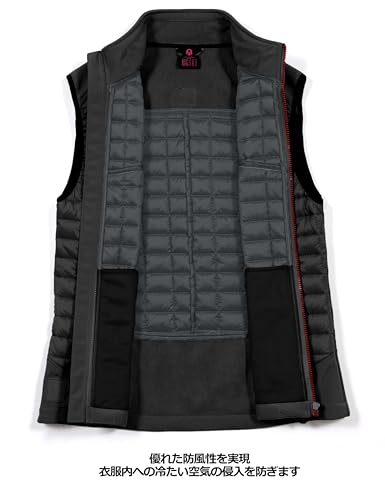 Little Donkey Andy レディースダウンベスト L ブラック