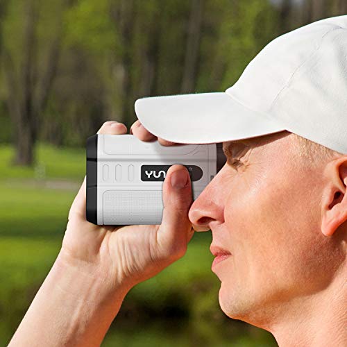 Golf Range Finder Laser Rangefinder - 650 yd Golf Laser Finder - Slope Golf Rangefinder With Pulse Vibration /Flag Acquisition Technology /Angle Measurement /Continuous Ranging.(2020 - Latest version)