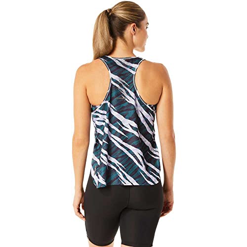 Image of ASICS Women's Solid Regular Vest (2012C423.500 Night Shade /Velvet Pine XL)