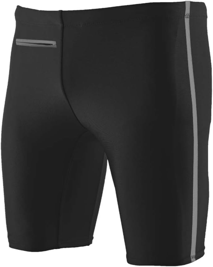 Lycot Men's Pattern Jammer Swimming Costume (Knee Length) with Pocket Zip