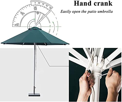 Parasol para mesa de terraza CLSDRZC de 2.5 metros ideal para piscina 6
