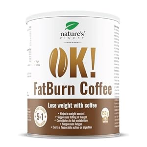 Nature’s Finest OK!FatBurn Coffee | Koffiedrank met 5 in 1 effect voor meer energie en gewichtsverlies | Met actieve ingrediënten L-carnitine, vlierbes en guarana
